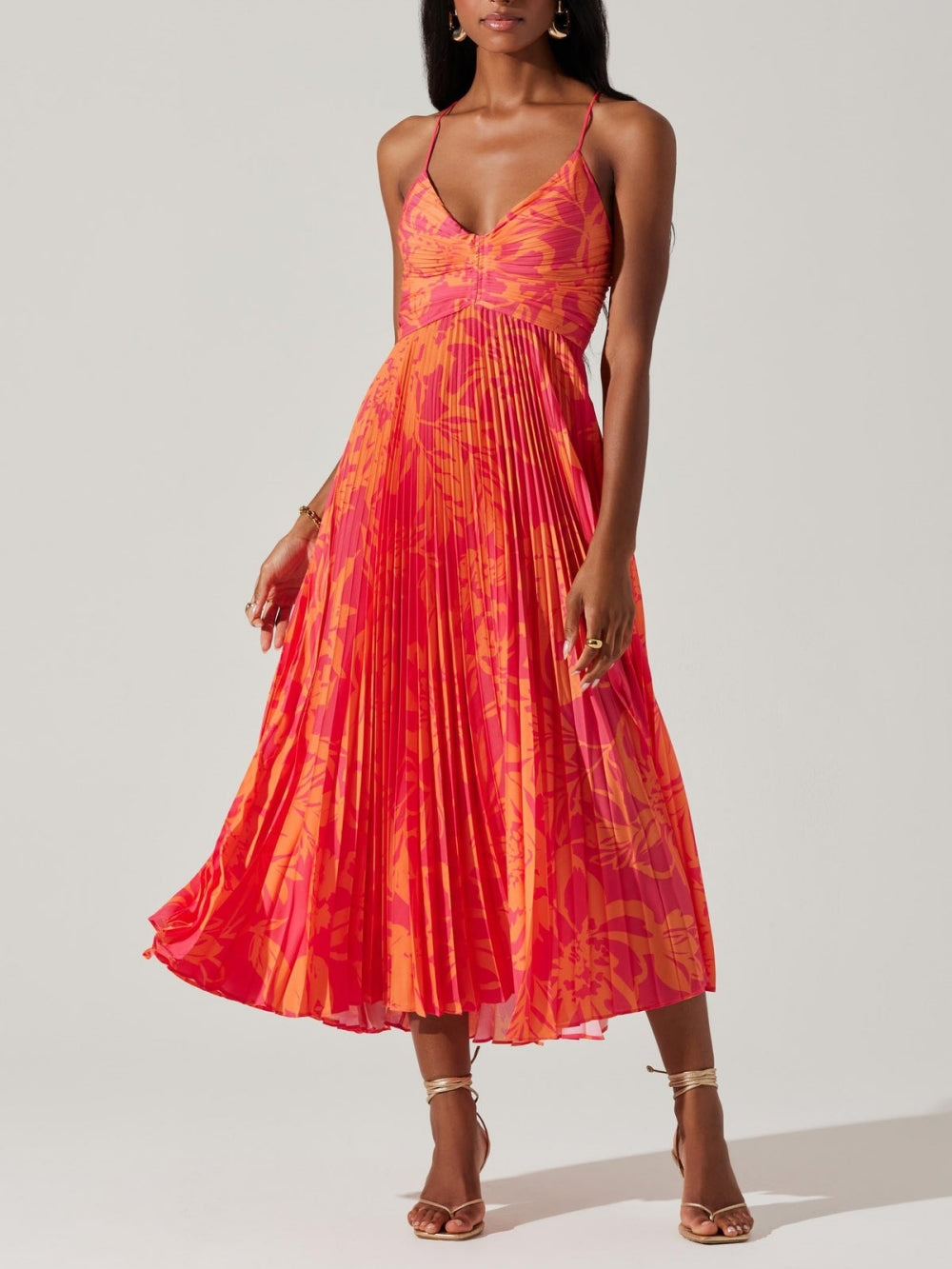 Elegantes Midi V-Neck