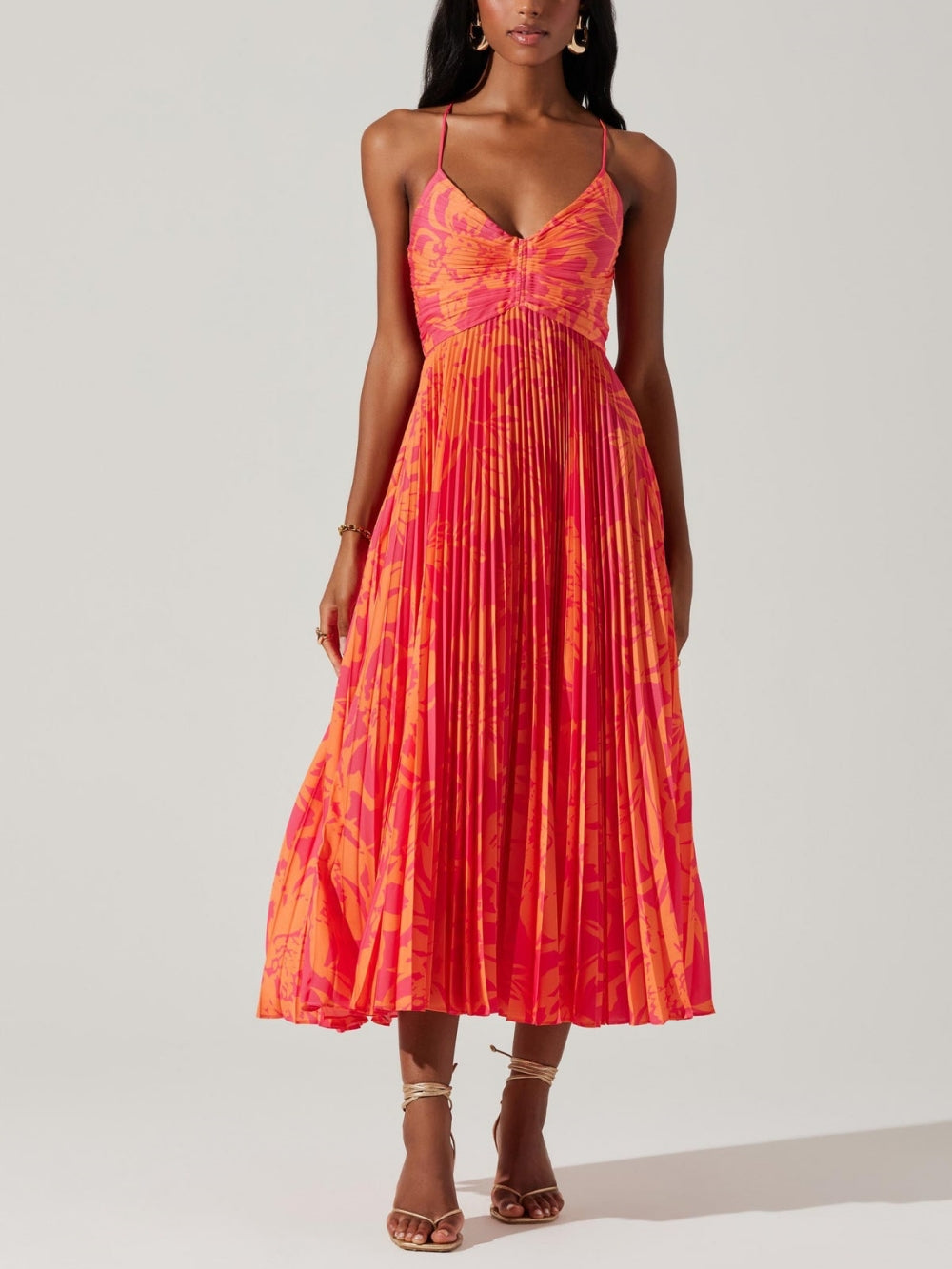 Elegantes Midi V-Neck