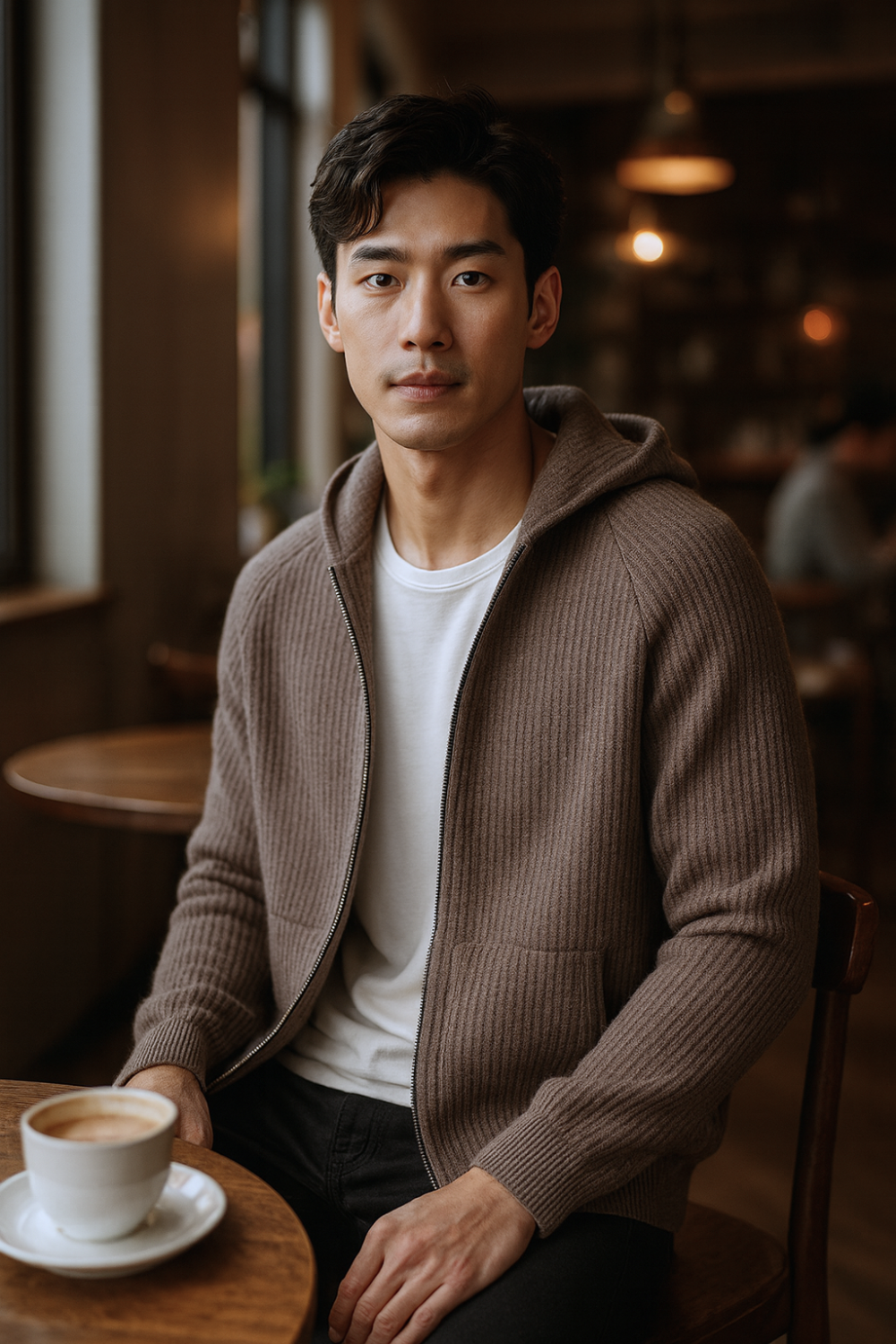 Sorrano Cashmere Zip Hoodie