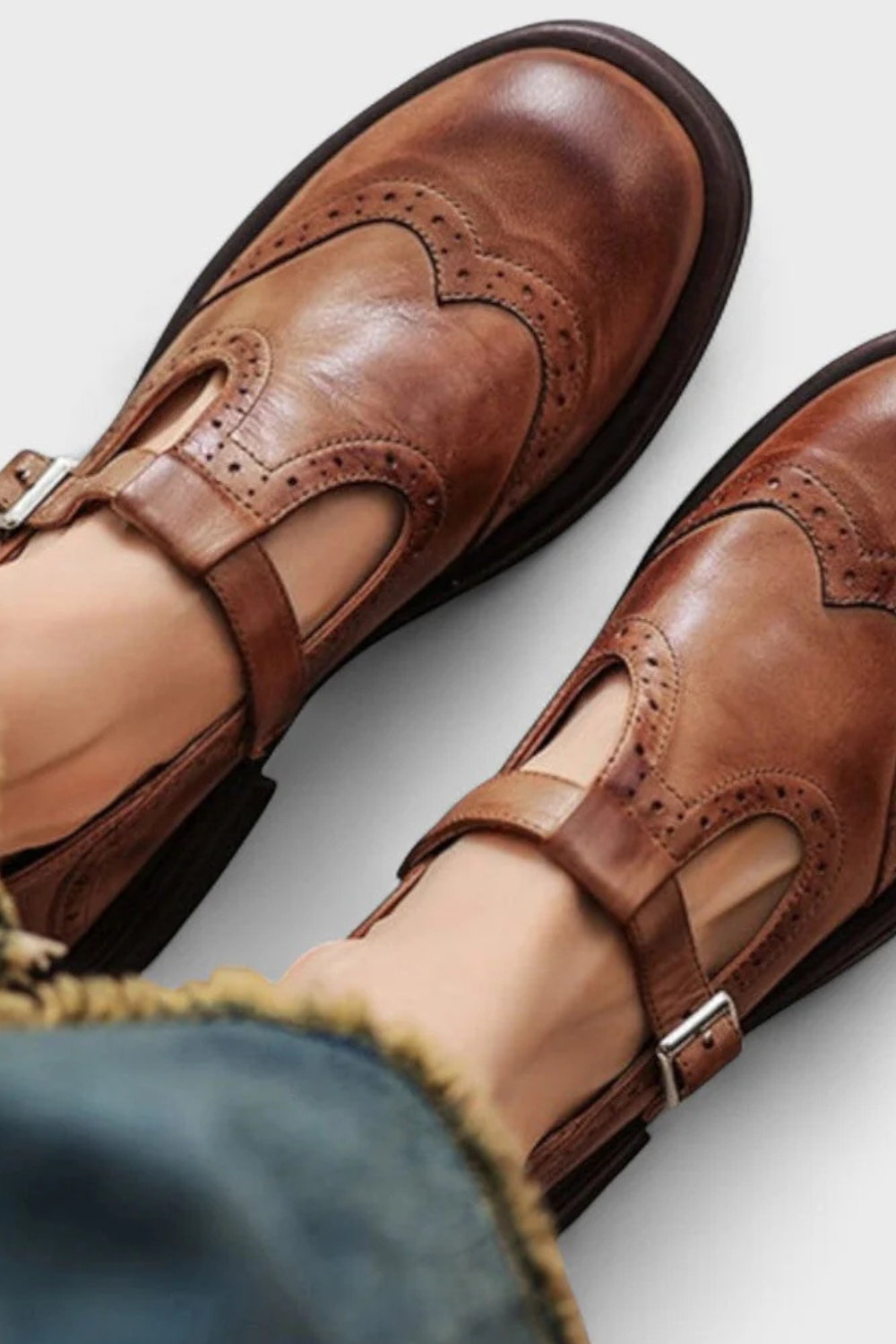 Elizza Premium Leather Slip-On Comfortable Stylish Shoes