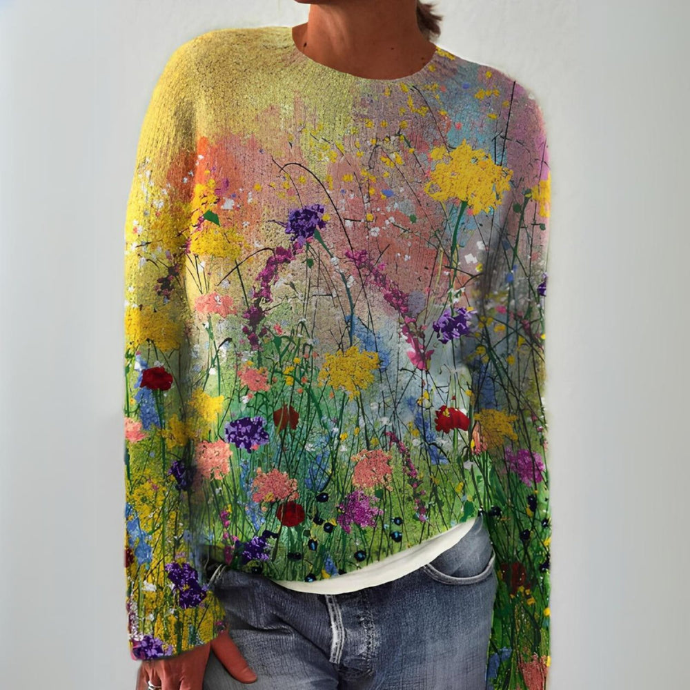 Marta Floral Sweater