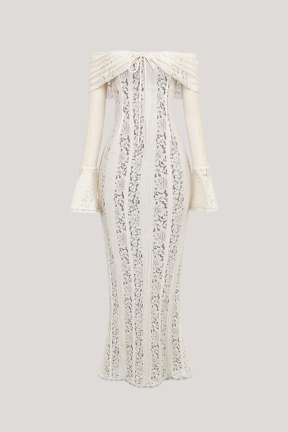 Lana Off-Shoulder Lace Maxi Dress