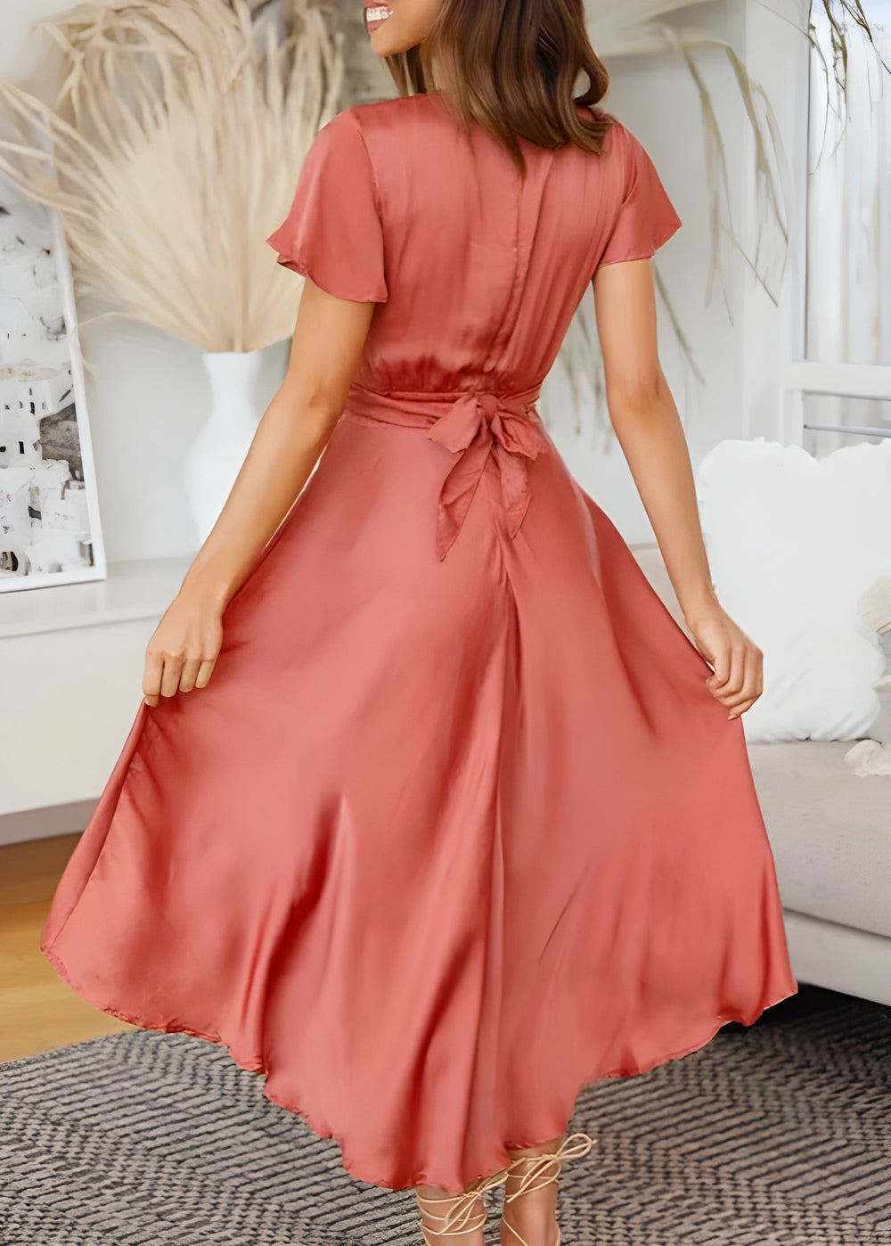 Elly Flattering Statement Dress