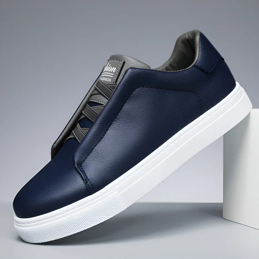 Eliano Low Top Faux Leather Smart Casual Dress Shoes