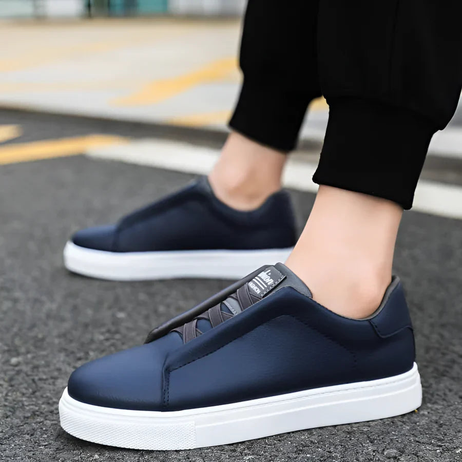 Eliano Low Top Faux Leather Smart Casual Dress Shoes