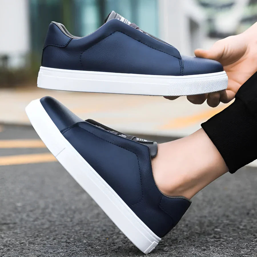 Eliano Low Top Faux Leather Smart Casual Dress Shoes