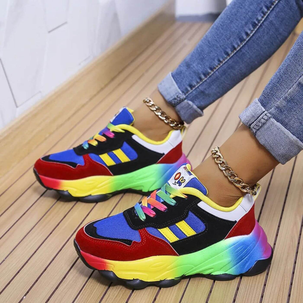 Anna Vibrant Comfort Fit Designer Sneakers for Women