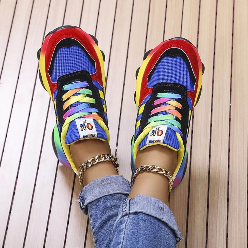 Anna Vibrant Comfort Fit Designer Sneakers for Women