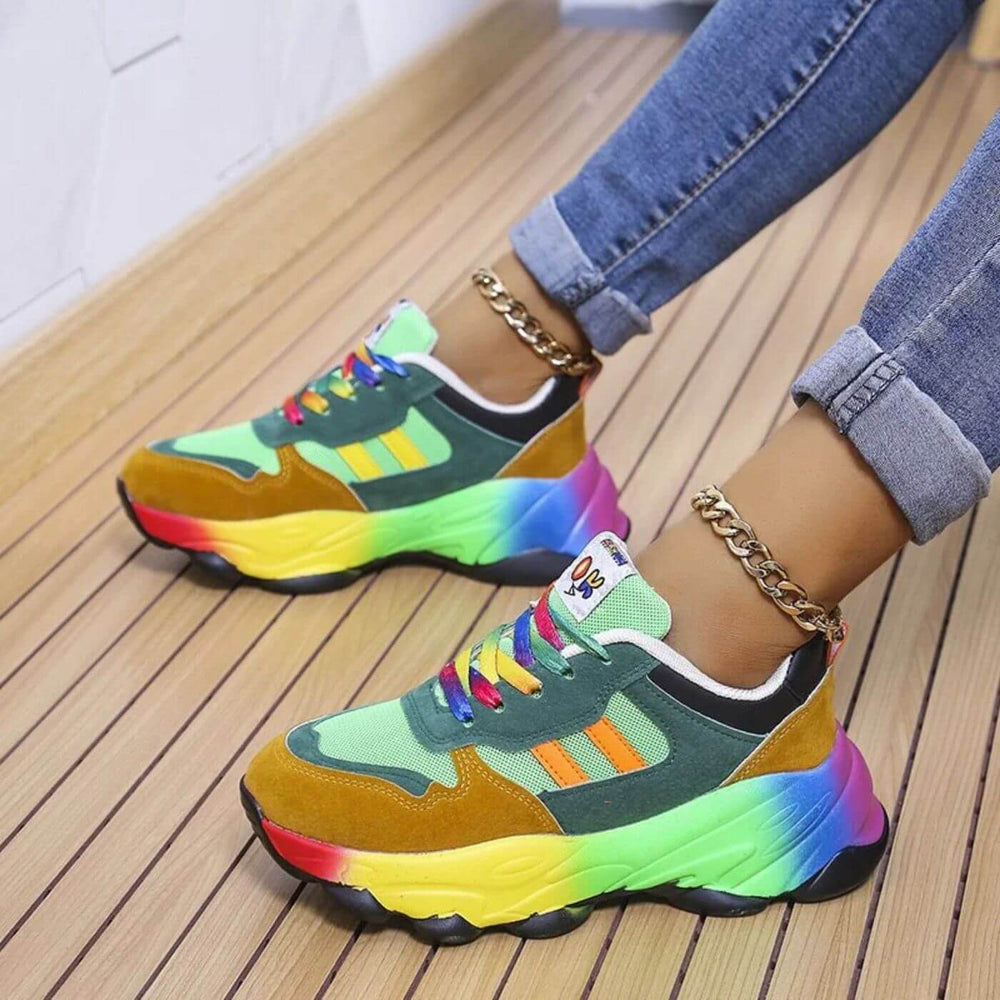 Anna Vibrant Comfort Fit Designer Sneakers for Women