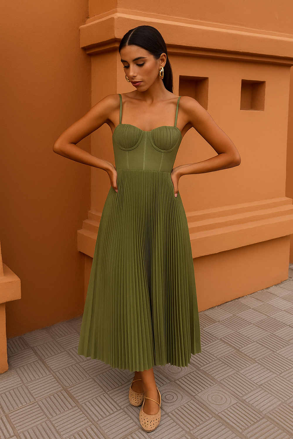 Qucie Long Flowing Dress