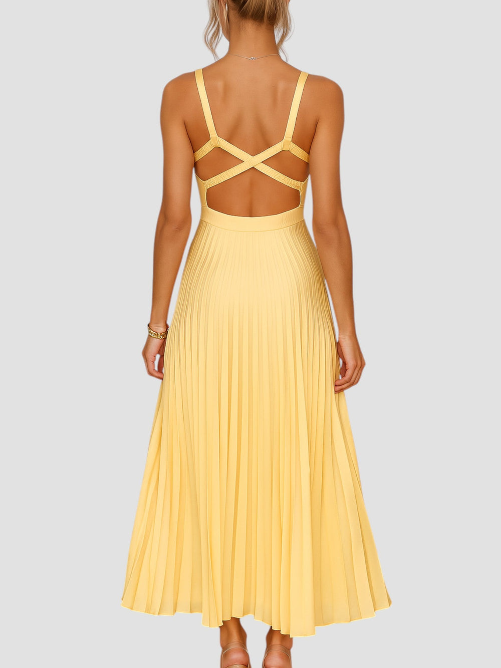 Sol Pleated Summer Dress