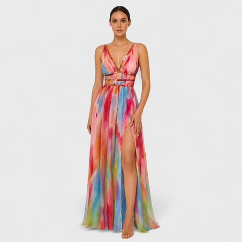 Elisara Handbemaltes Maxi Dress