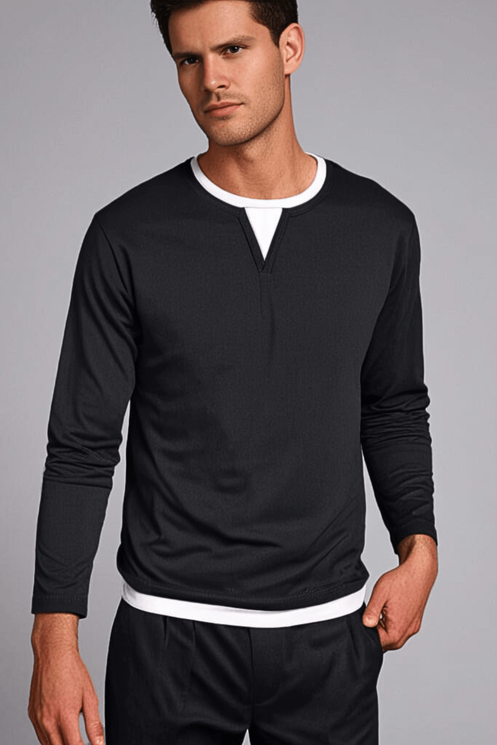 Eden Henley Long-Sleeve Shirt