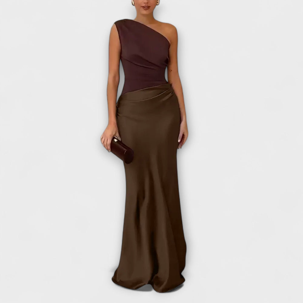 Aleah Anmutiges Faltenkleid