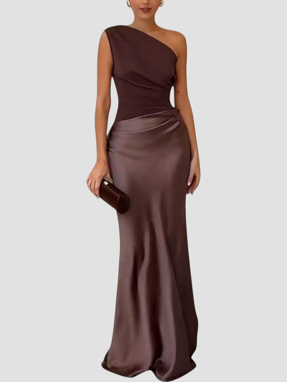 Lolanda Patchwork Pleated Dress