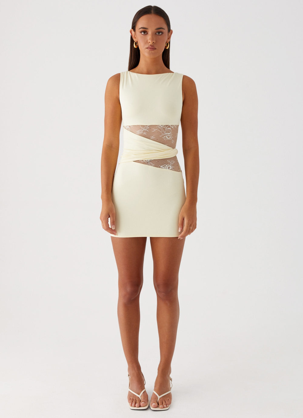 Elina Drop Lace Mini