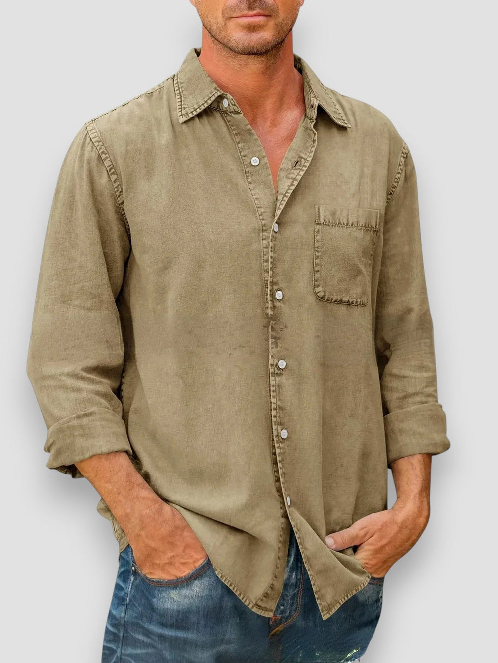 Elias Long-Sleeve Shirt for the Modern Man
