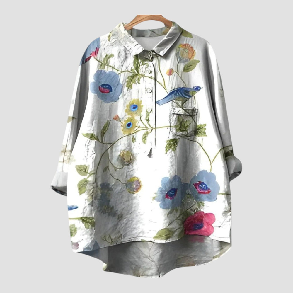 Fiorella Printed Statement Shirt
