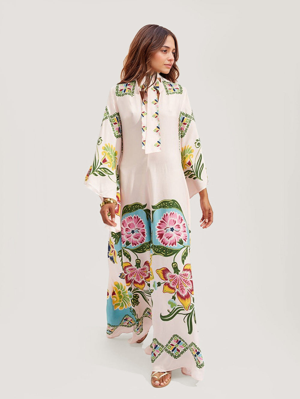 Zanira Long-Sleeve Floral Dress
