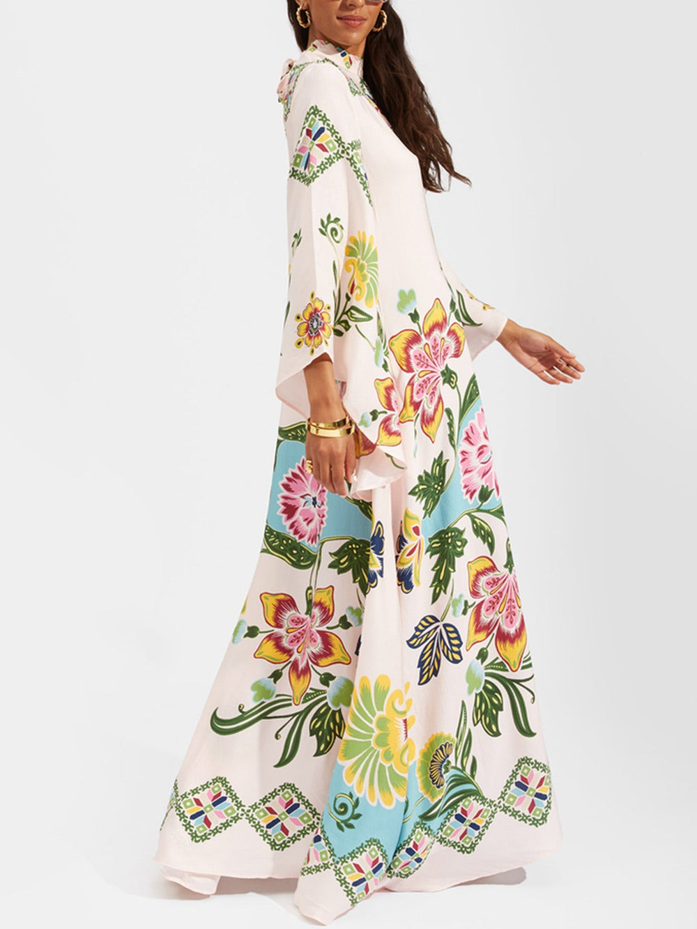 Zanira Long-Sleeve Floral Dress