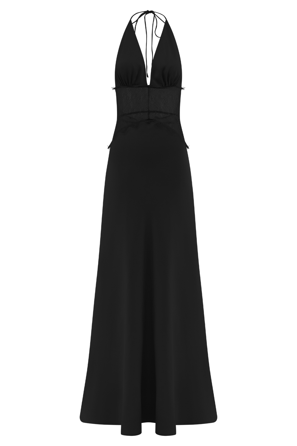 Velina Lace Satin Gown