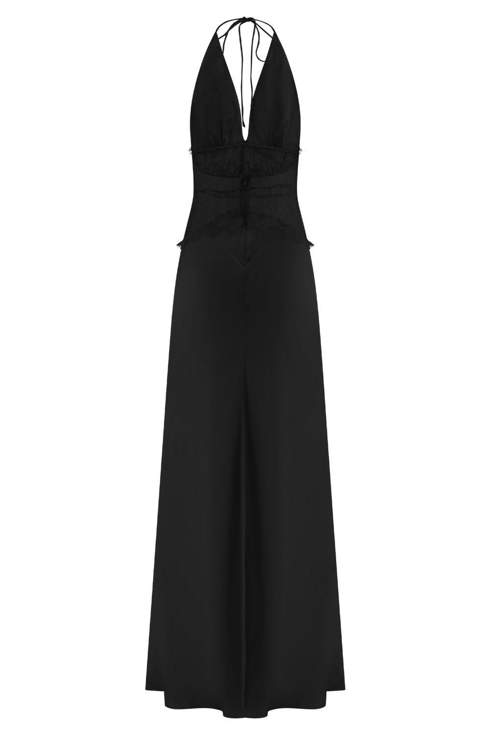Velina Lace Satin Gown
