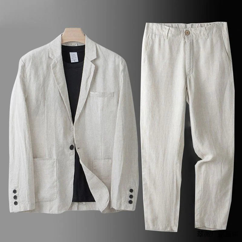 Varek Lightweight Classic Fit Tailored Business Suit Set