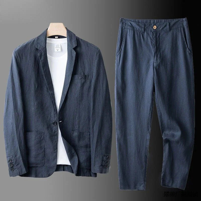 Varek Lightweight Classic Fit Tailored Business Suit Set