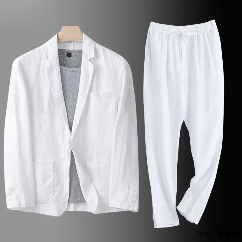 Varek Lightweight Classic Fit Tailored Business Suit Set