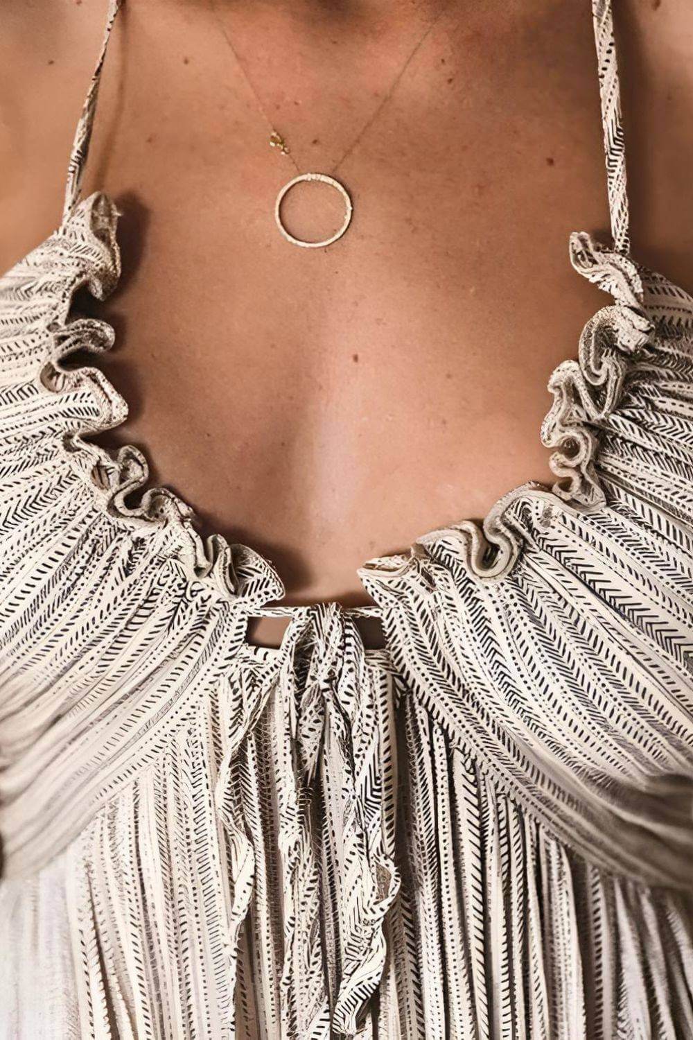 Lanie Schickes plissiertes Maxi Dress