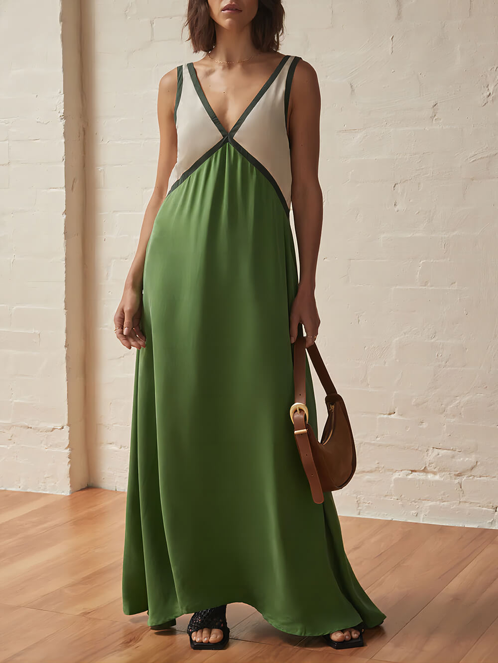 V-neck Dress