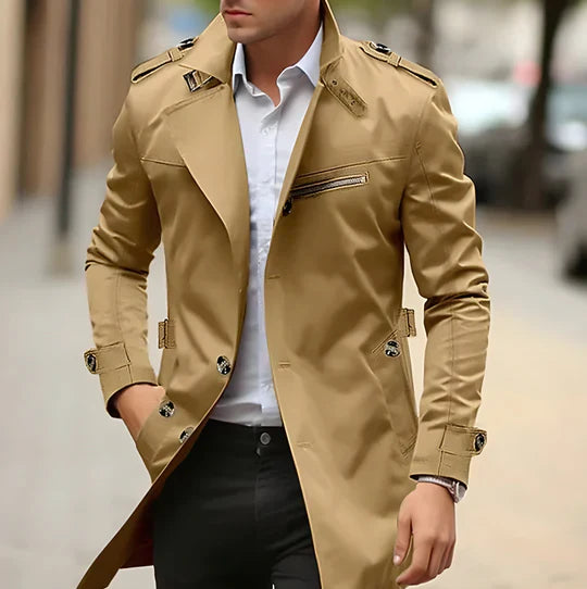 Bennett Tailored Wool-Blend Overcoat