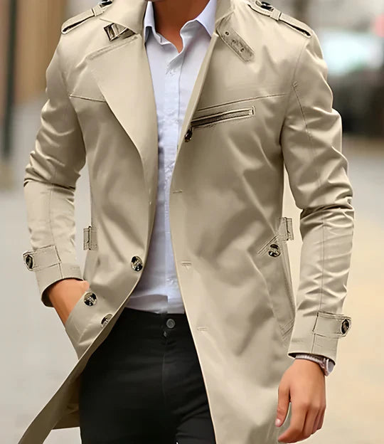 Bennett Tailored Wool-Blend Overcoat