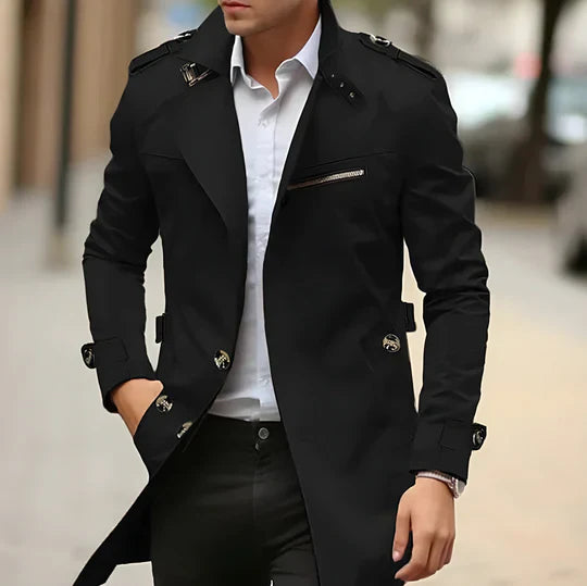 Bennett Tailored Wool-Blend Overcoat