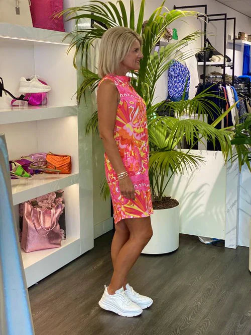 Ella Sleeveless V-Neck Dress for Day-to-Evening Wear
