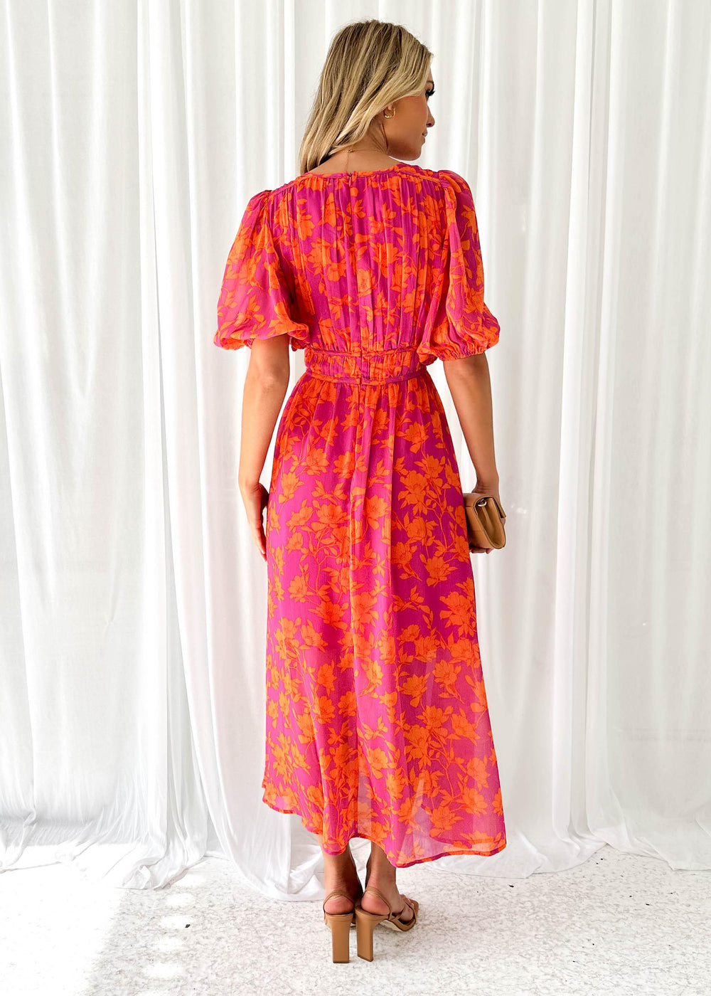 Syrene Floral Print Maxi Dress