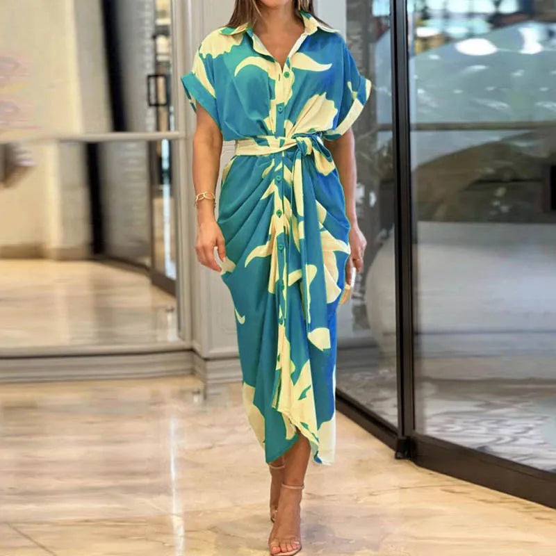 Amalia Wrap Maxi Dress