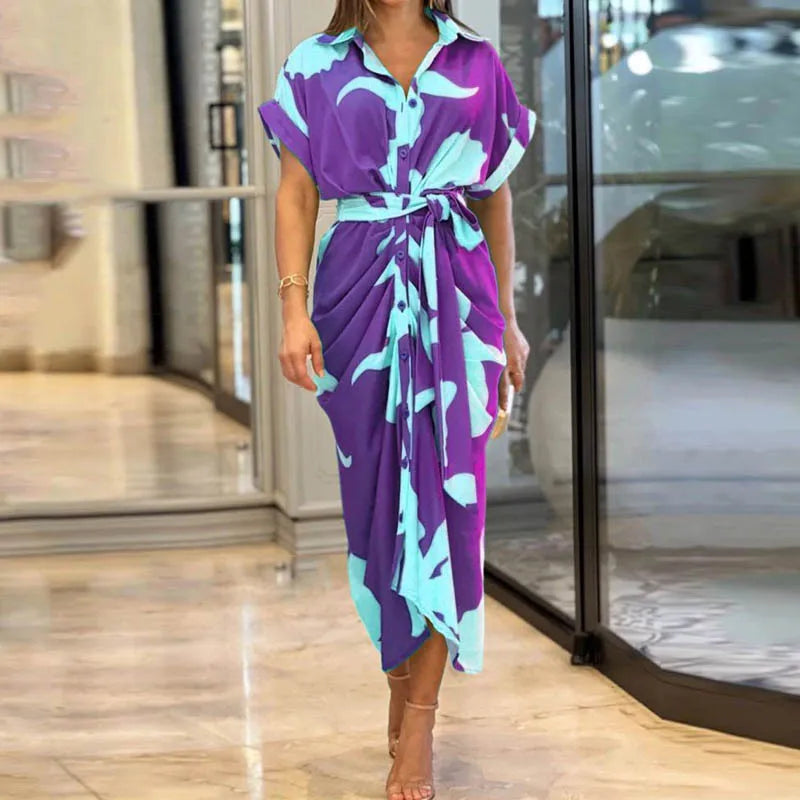 Amalia Wrap Maxi Dress