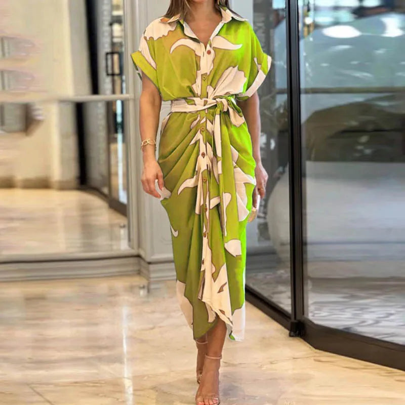 Amalia Wrap Maxi Dress