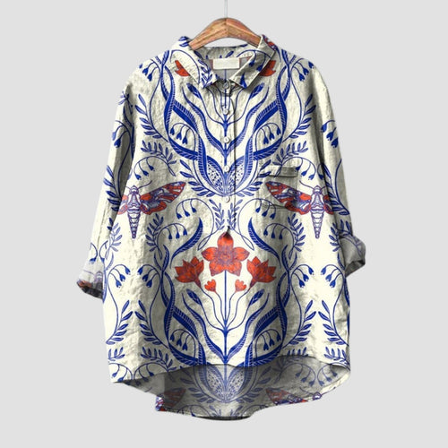 Ivana Premium Statement Pattern Button Shirt for Women