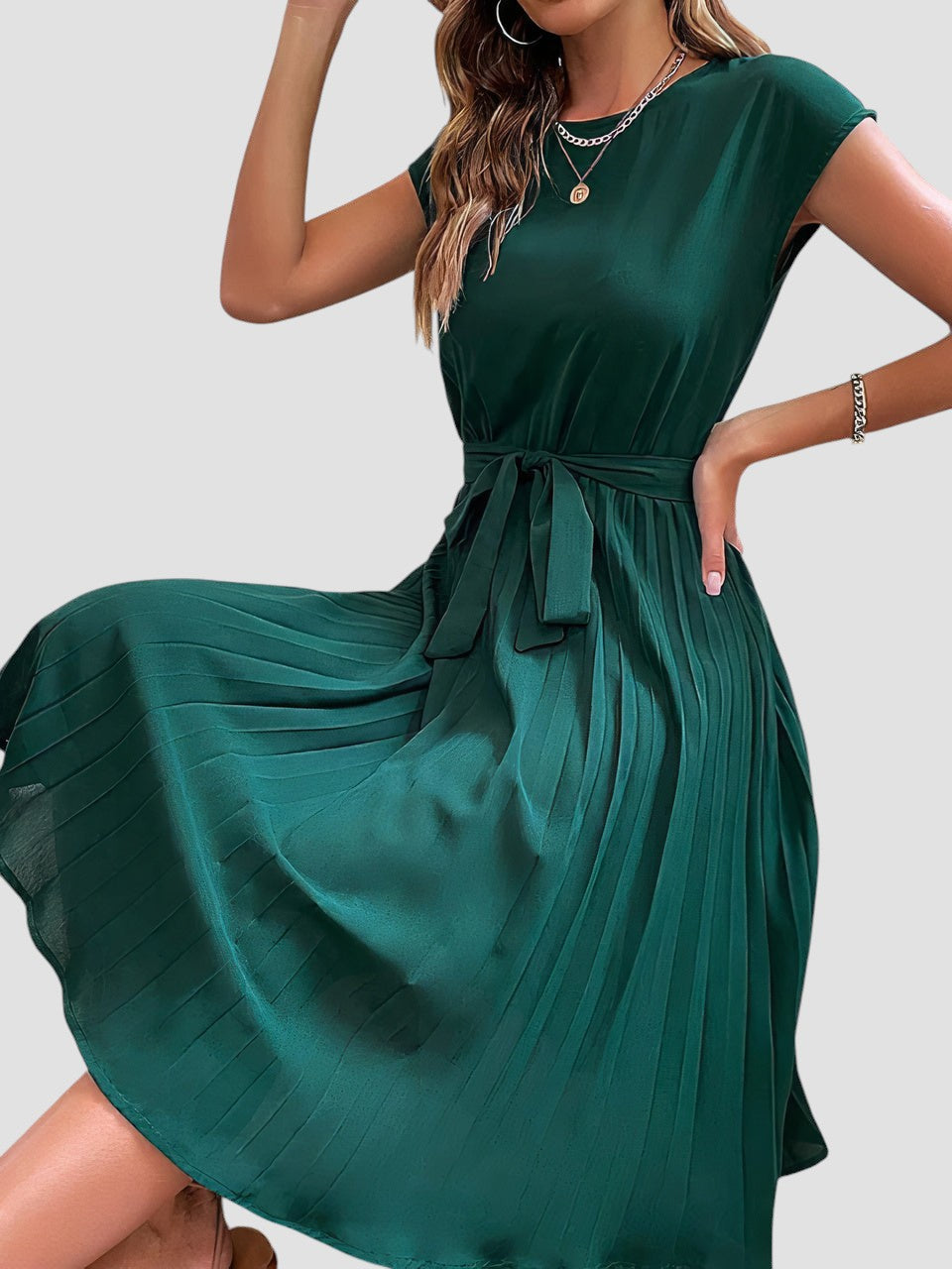 Jelica Pleated Dress