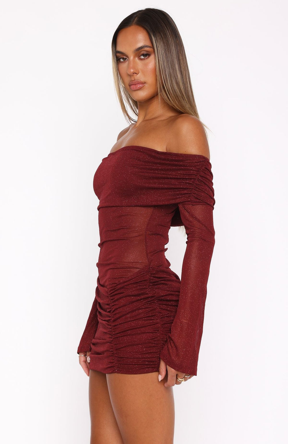 Evelina Fit-and-Flare Mini Dress