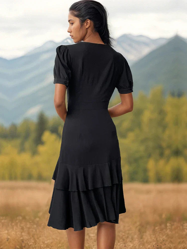 Lindsey V-Neck Cutout Oberteile