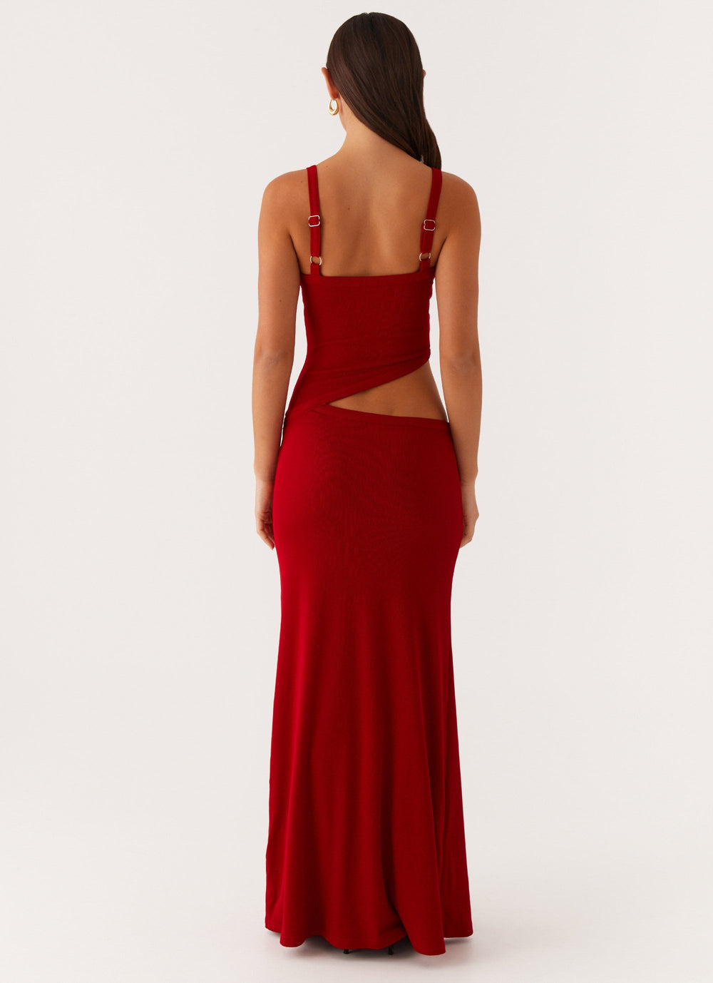 Veltrixon Knit Maxi Dress with Cut-Outs for Summer Nights