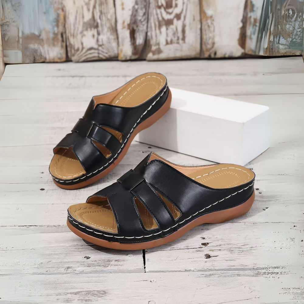 Rebecka Comfort Strappy Open-Toe Adjustable-Strap Sandals