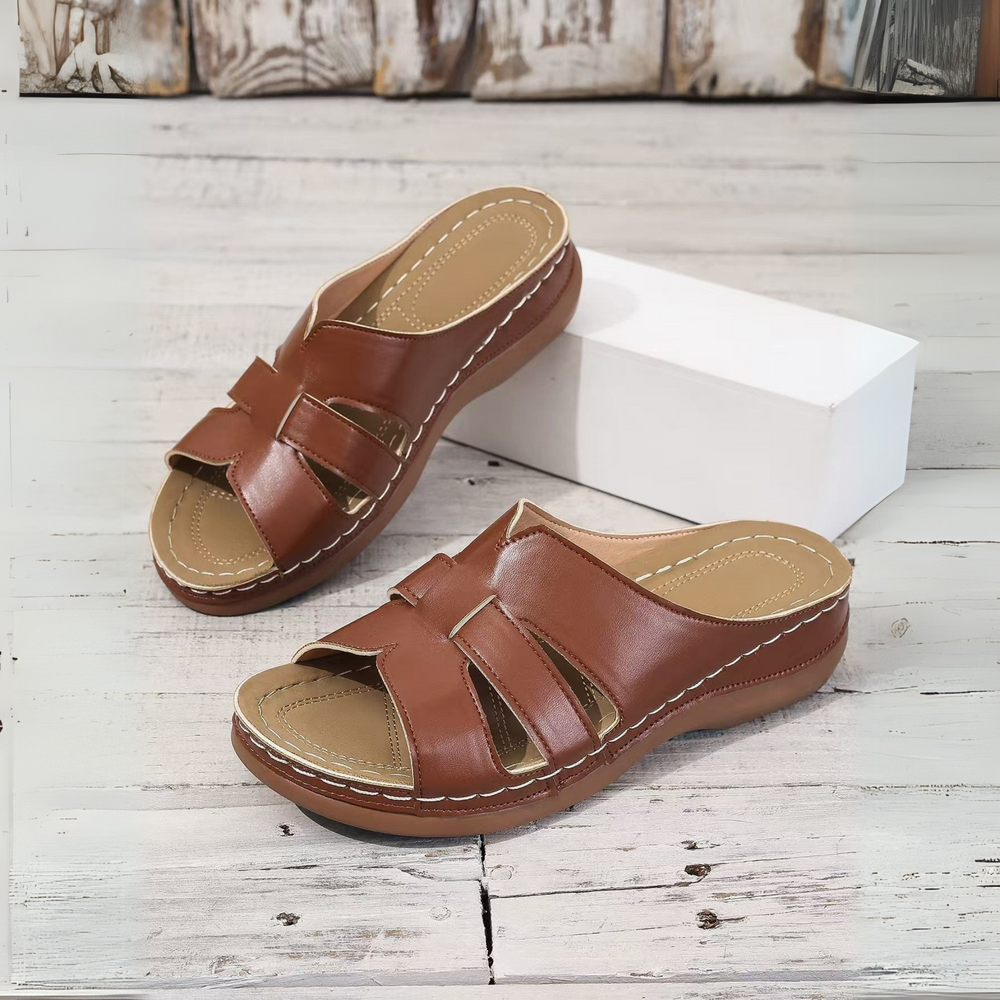 Rebecka Comfort Strappy Open-Toe Adjustable-Strap Sandals