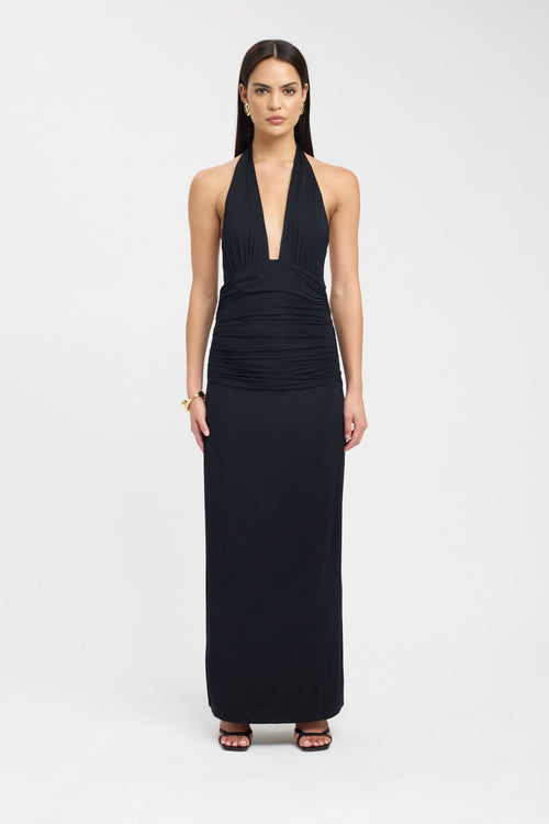 Estella Neckholder-Maxikleid