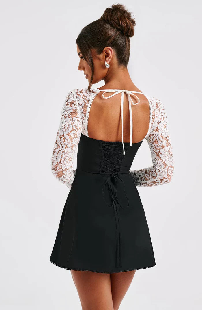 Qiana Ruched Mini Dress