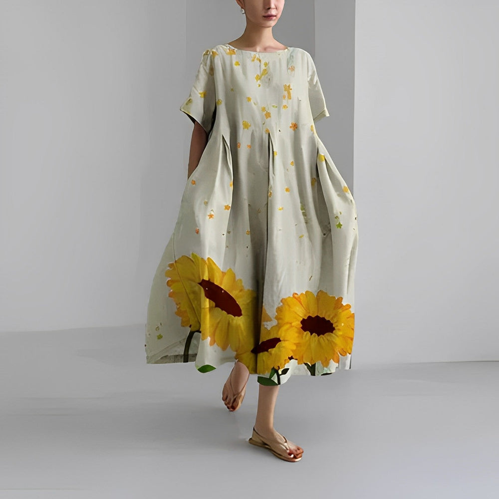 Celestine Boho Floral Dress for Romantic Style