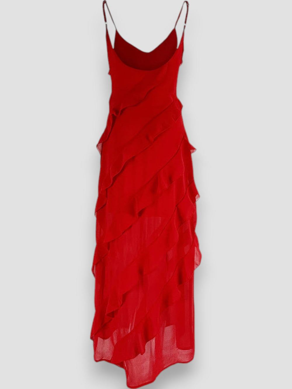Paolina Summer Satin Halter Dress